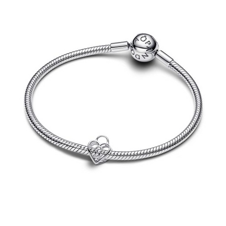 Pandora Moments Openwork Heart Padlock Charm
