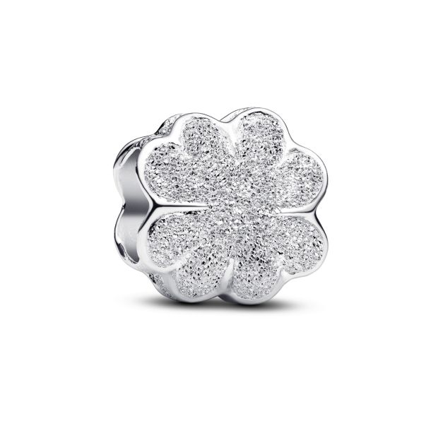 Pandora Moments Textured Clover Mini Charm