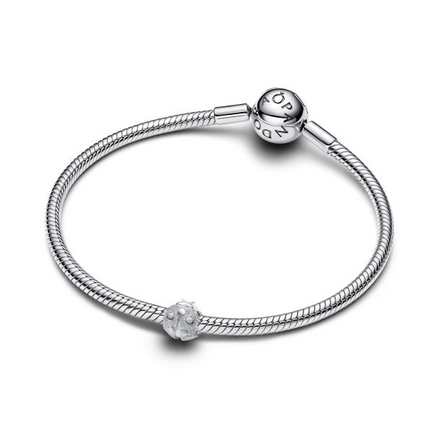 Pandora Moments Textured Ladybird Mini Charm