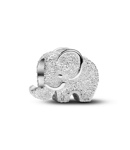 Pandora Moments Textured Elephant Mini Charm