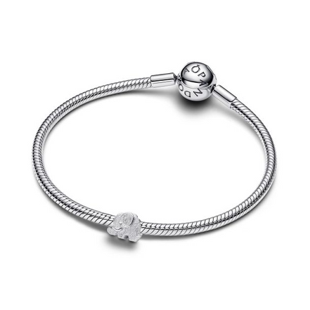 Pandora Moments Textured Elephant Mini Charm