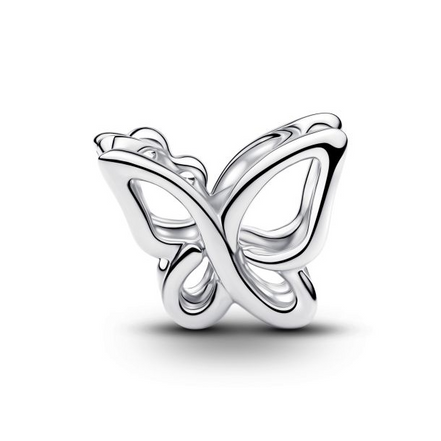 Pandora Moments Silver Butterfly Openwork Charm