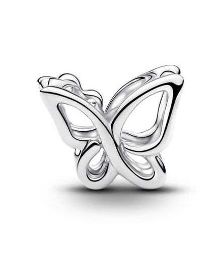 Pandora Moments Silver Butterfly Openwork Charm