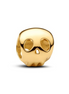 Pandora Moments 14K Gold-Plated Skull Mini Charm