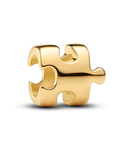 Pandora Moments 14K Gold-Plated Puzzle Piece Mini Charm