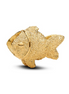 Pandora Moments 14K Gold-Plated Textured Fish Mini Charm