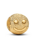 Pandora Moments 14K Gold-Plated Textured Happy Face Mini Charm