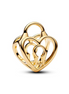 Pandora Moments 14K Gold-Plated Openwork Heart Padlock Charm