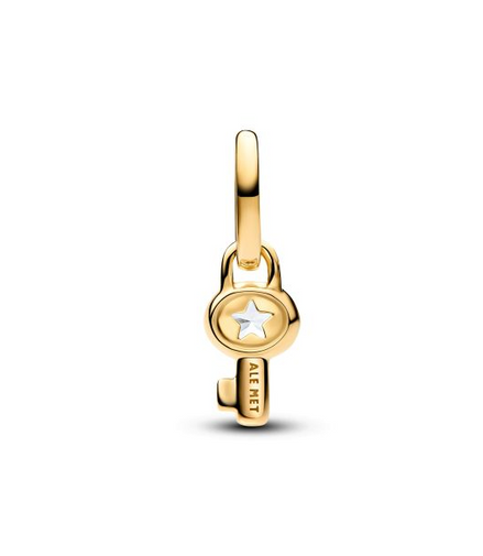 Pandora ME 14K Gold-Plated Key Mini Dangle Charm