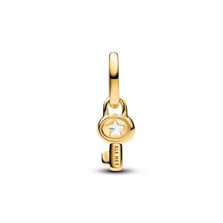 Pandora ME 14K Gold-Plated Key Mini Dangle Charm