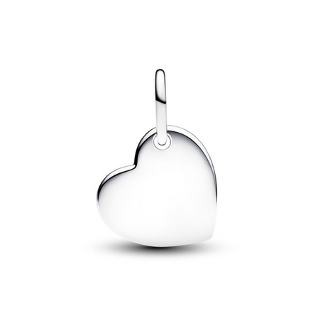 Pandora Moments Silver September Engravable Heart Blue Stone Dangle Charm