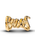 Pandora Moments Besos Script Gold-Plated Charm