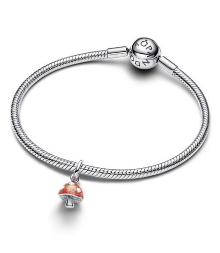 Pandora Glow-In-The-Dark Mushroom Dangle Charm