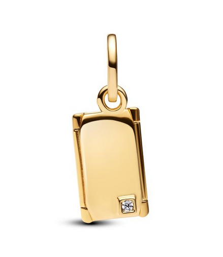 Pandora Moments 14K Gold-Plated Engravable And Openable Envelope Dangle Charm