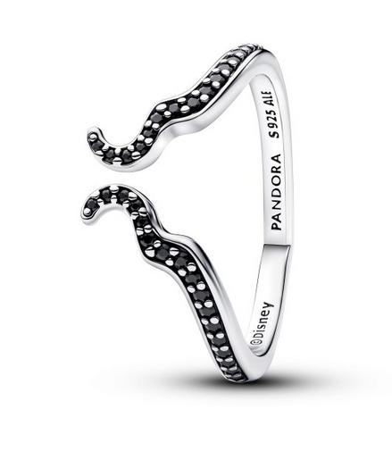 Pandora X Disney Silver Villains Maleficent Ring Size 7
