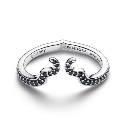 Pandora X Disney Silver Villains Maleficent Ring Size 7