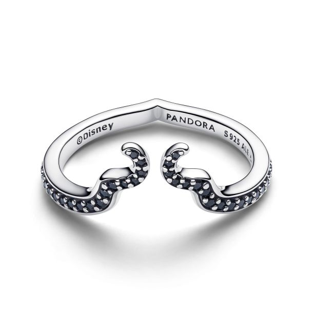 Pandora X Disney Silver Villains Maleficent Ring Size 7