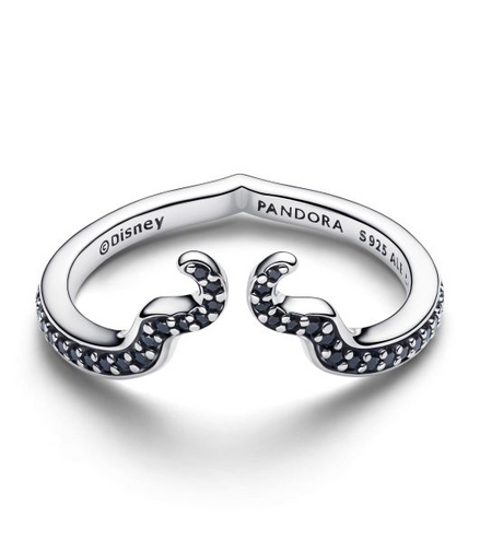 Pandora X Disney Silver Villains Maleficent Ring Size 7