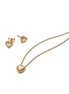 Pandora Moments 14K Gold-Plated Golden Heart Halo Jewelry Gift Set