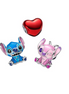 Pandora X Disney Silver Stitch Valentines 3 Charm Set