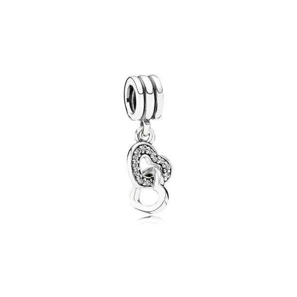 Pandora Interlocking Heart Dangle Charm