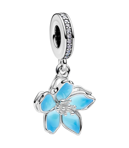 Blue Blossom Dangle Charm