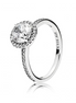 Round Sparkle Halo Ring Size 9