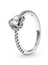 Pandora Timeless Elevated Clear Heart Ring Size 9