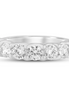 14K White Gold 2 CTW Lab Grown Round Diamond Band