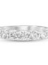 14K White Gold 2 CTW Lab Grown Round Diamond Band