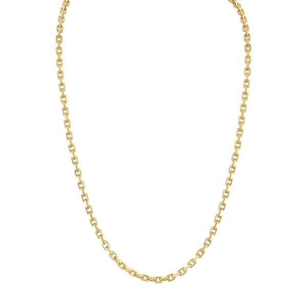 Bulova 14K Gold-Plated Icon Hexagon Cable Chain 24"