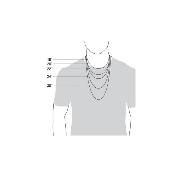 Bulova Classic Gold-Tone Stainless Steel Curb Chain Necklace 24