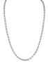 Bulova Stainless Steel Icon Hexagon Cable Chain 24"