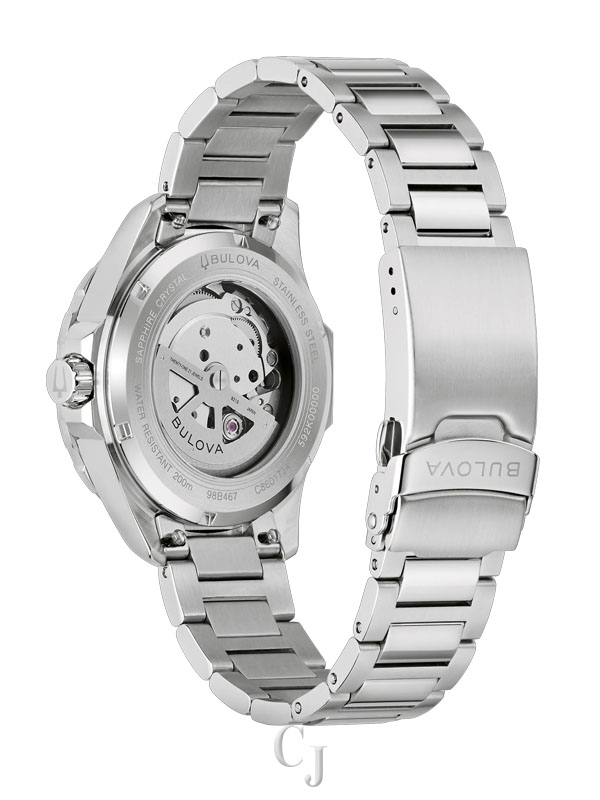 Bulova Men's Marine Star Two-Tone Green Dial Bracelet Watch