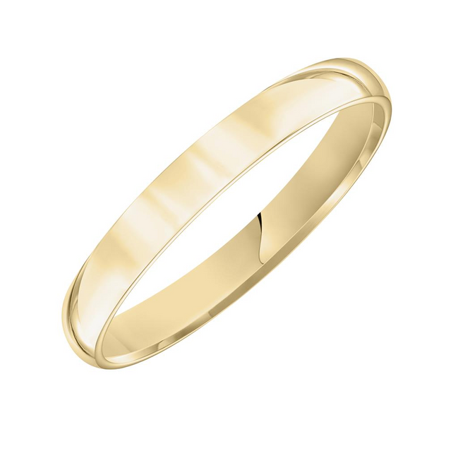 Frederick Goldman 14K Yellow Gold 3MM Comfort Fit Wedding Band