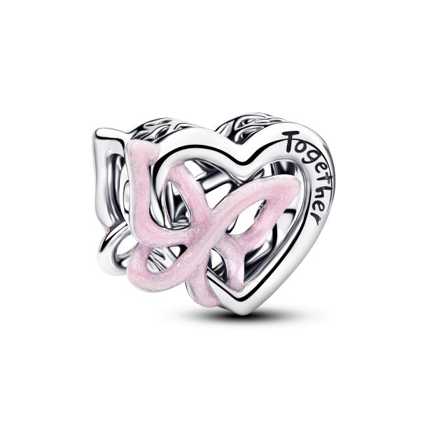 Pandora Entwined Heart & Butterfly Charm