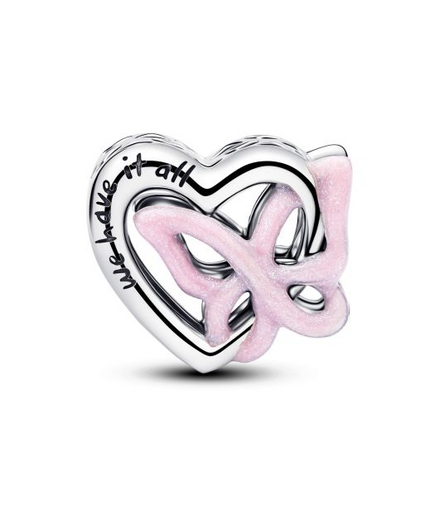Pandora Entwined Heart & Butterfly Charm