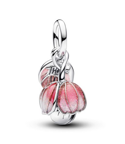 Pandora Two-Tone Blooming Flower Dangle Charm