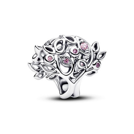 Pandora Moments Silver Family Tree Openwork Charm