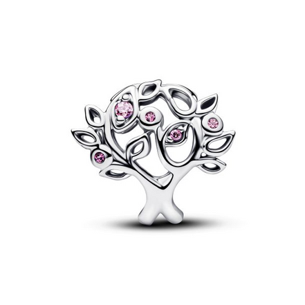 Pandora Moments Silver Family Tree Openwork Charm