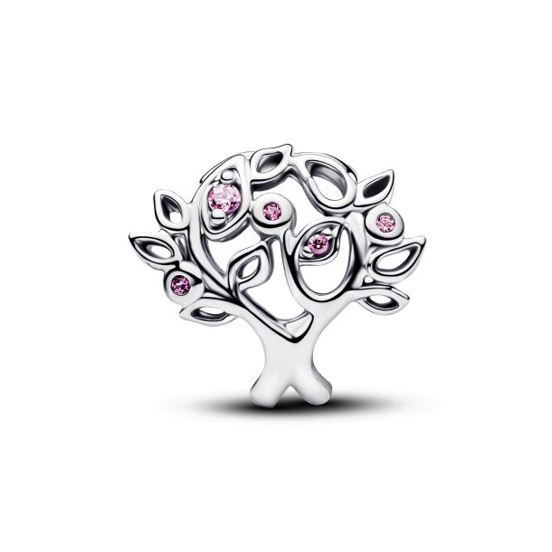 Pandora Moments Silver Family Tree Openwork Charm