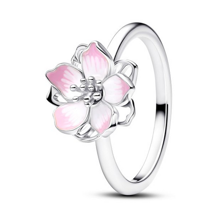 Pandora Cherry Blossom Ring Size 7
