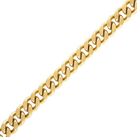 Bulova Classic Gold-Tone Stainless Steel Curb Chain Bracelet
