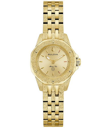 Bulova Gold-Tone Stainless Steel Performance Marine Star Series A  Marc Anthony Ladies Watch