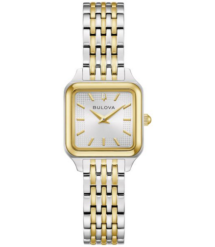 Bulova Sutton Silver-Tone Dial Two-Tone Stainless Steel Bracelet Watch