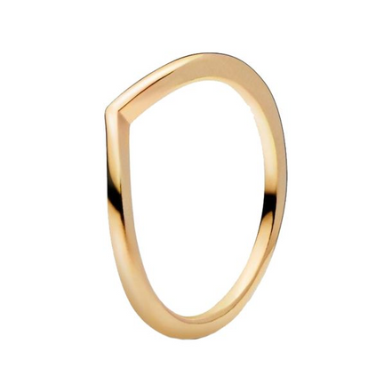 Pandora Polished Wishbone Ring Size 7