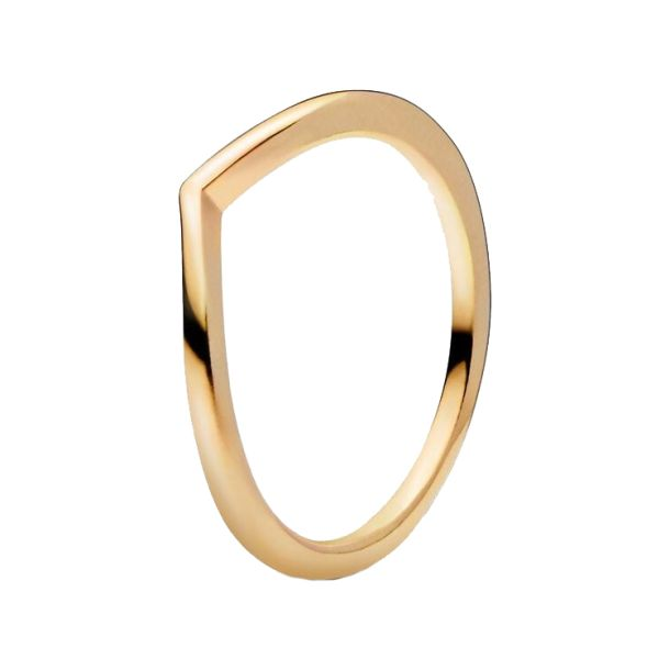 Pandora Polished Wishbone Ring Size 7