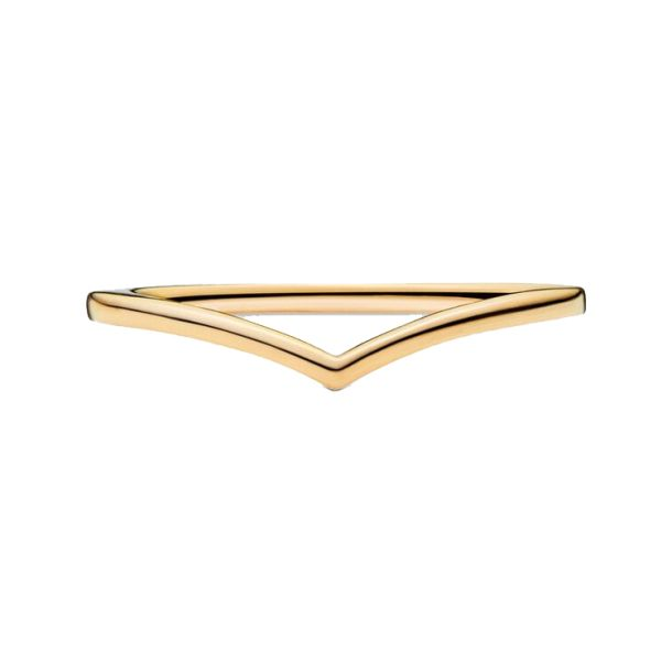 Pandora Polished Wishbone Ring Size 7