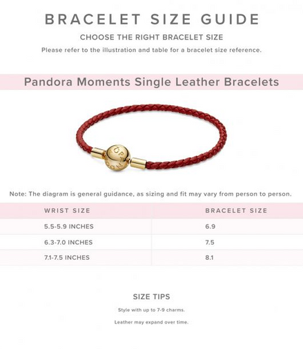 Pandora Moments Shimmering Pink Cord Bracelet Size 2