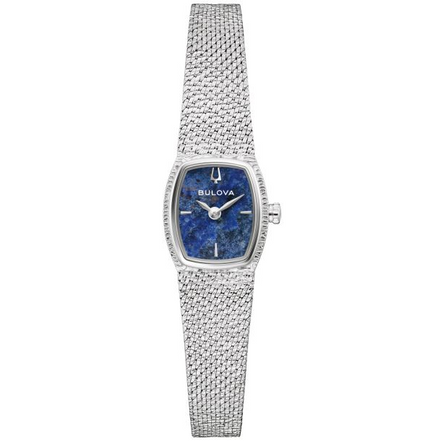 Bulova Ladies Goddess Of Time Blue Sodalite Dial Bracelet Watch